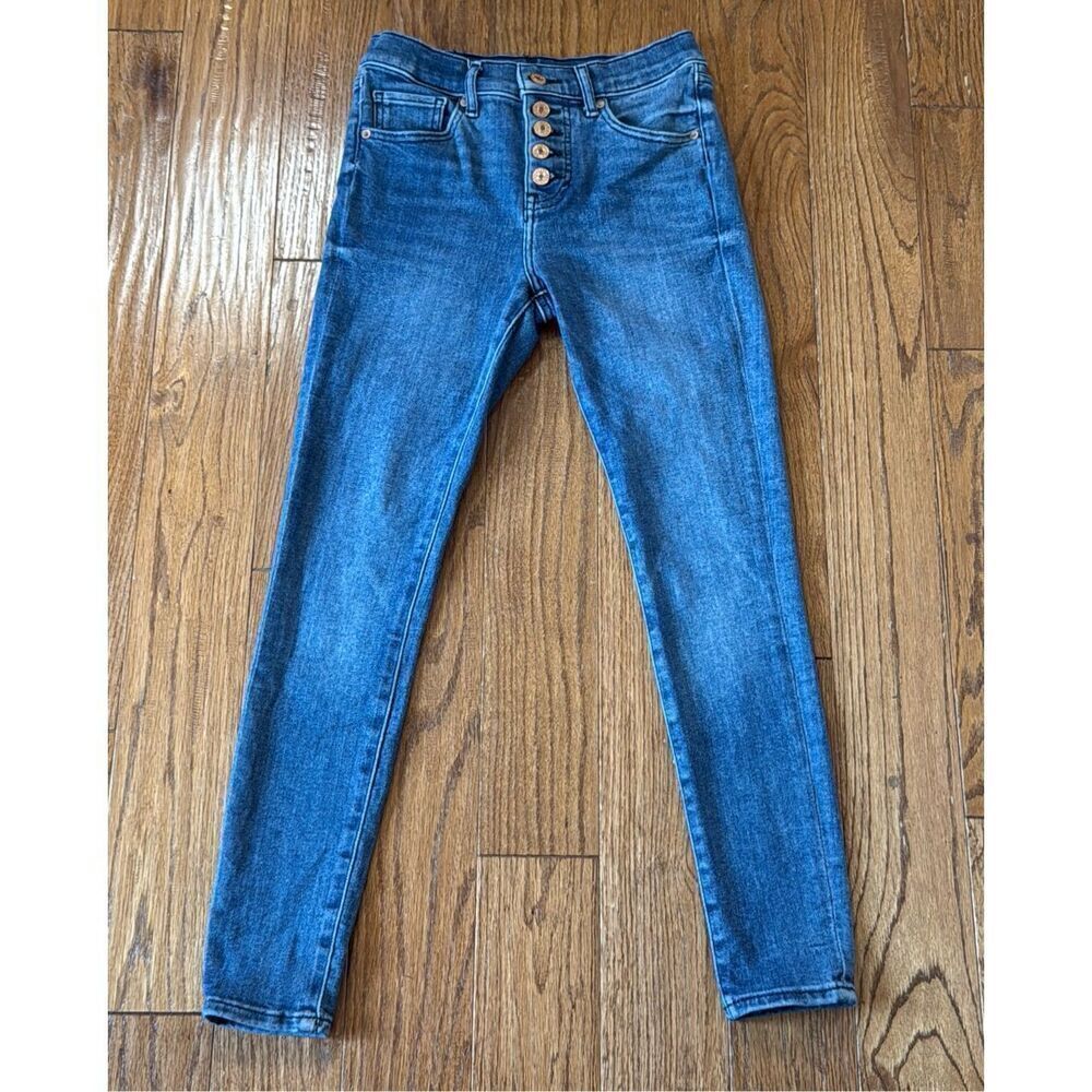 Express skinny mid rise button fly jeans size 2 - Picture 14 of 14
